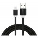 Eightt ECM-1B cable USB 1 m 2.0 USB A Micro-USB B Negro